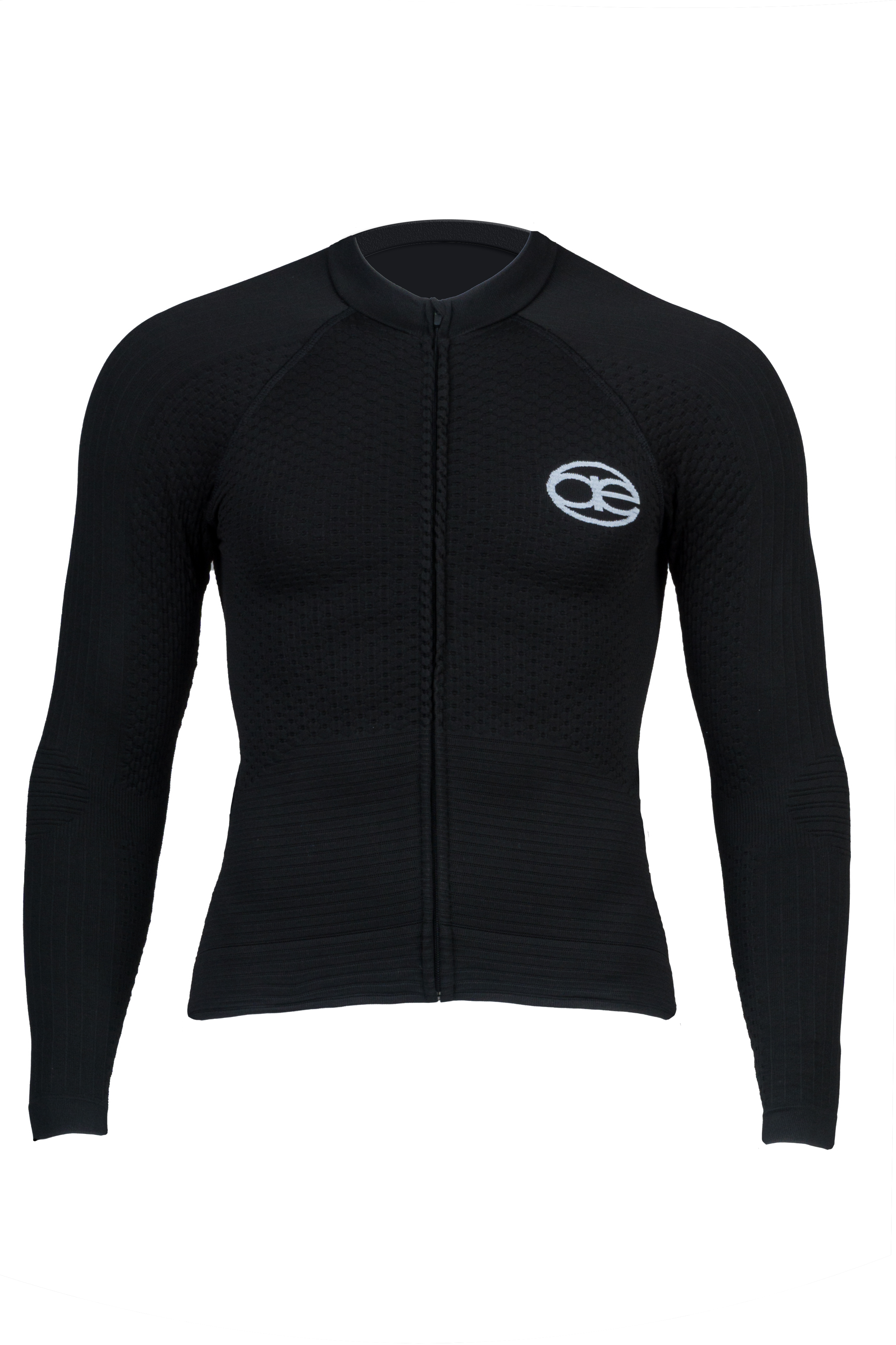 Maglia cycling maniche lunghe Aepicasport nera 1