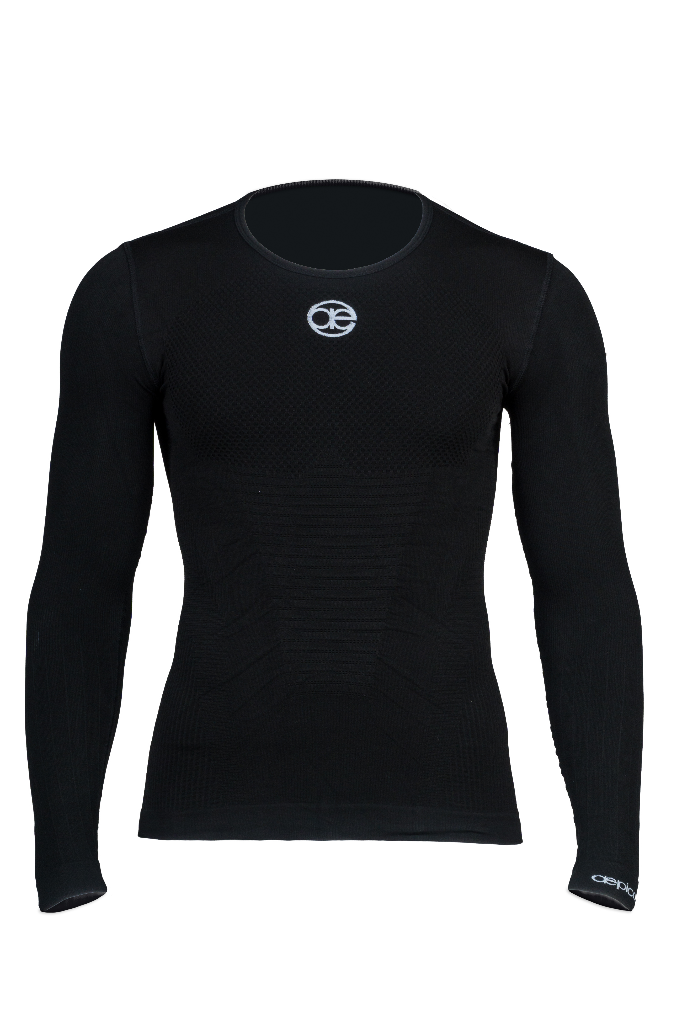 Maglia invernale paricollo Aepicasport nera 1