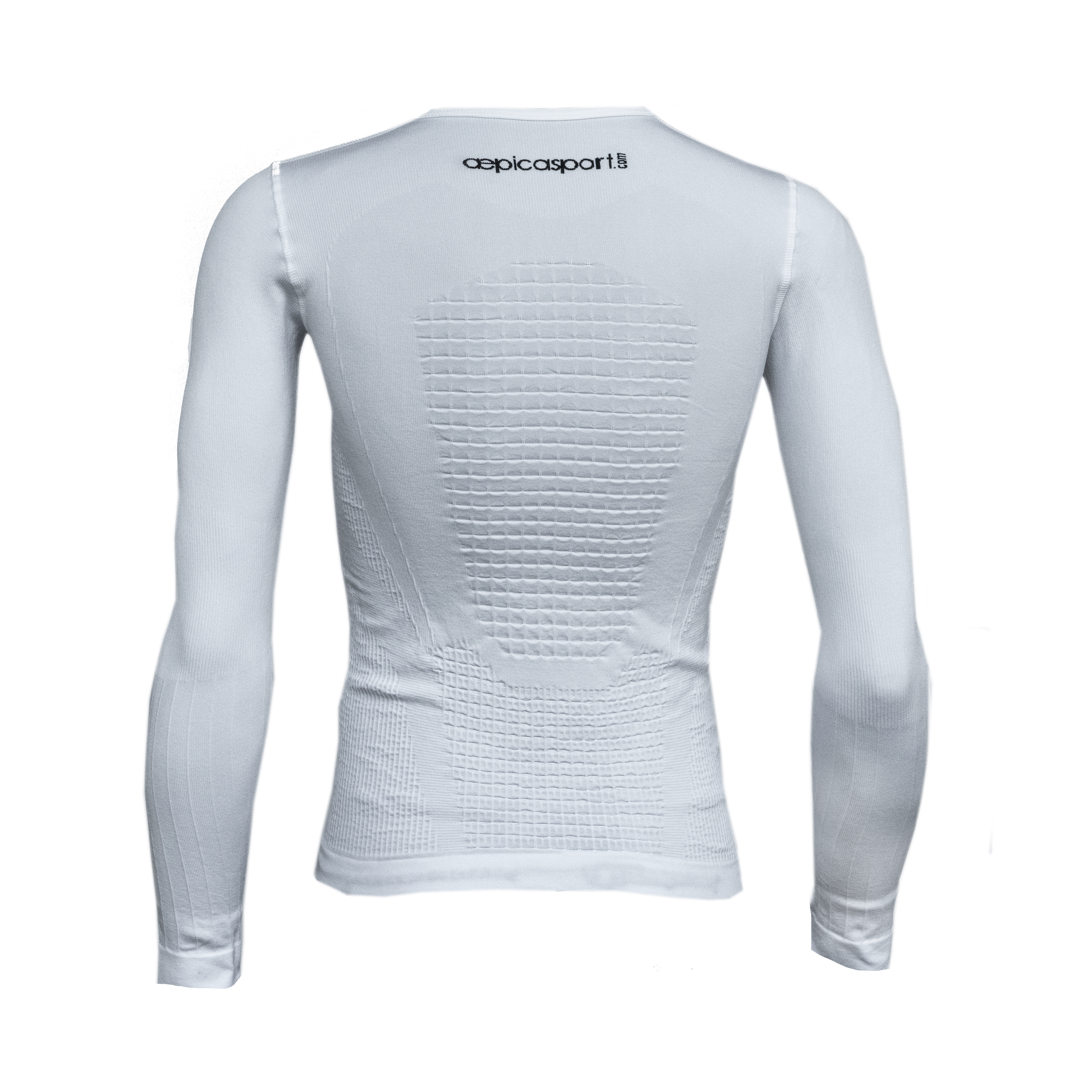 Maglia invernale paricollo bianca