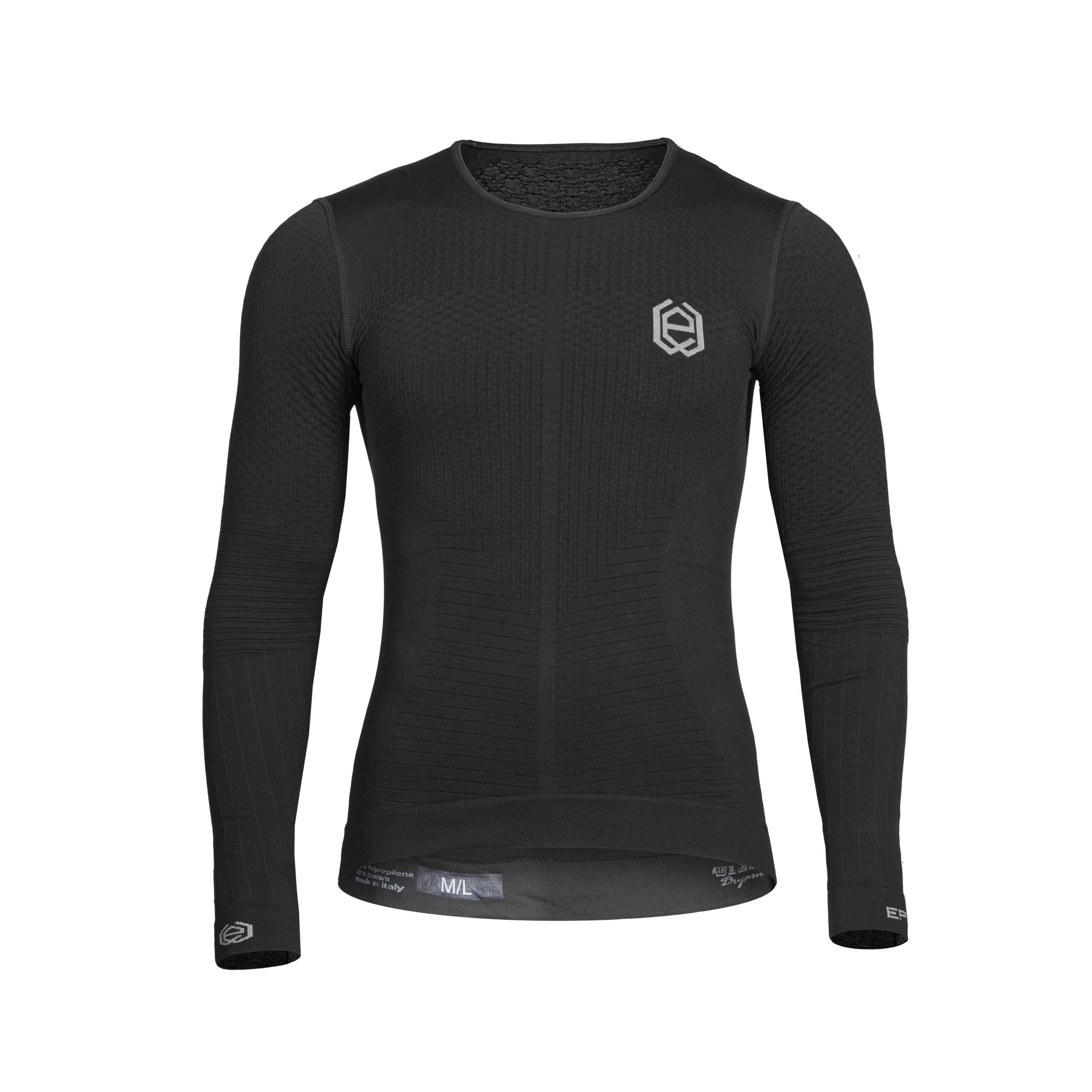nero anteriore maglia ciclismo invernale EPICA Sport
