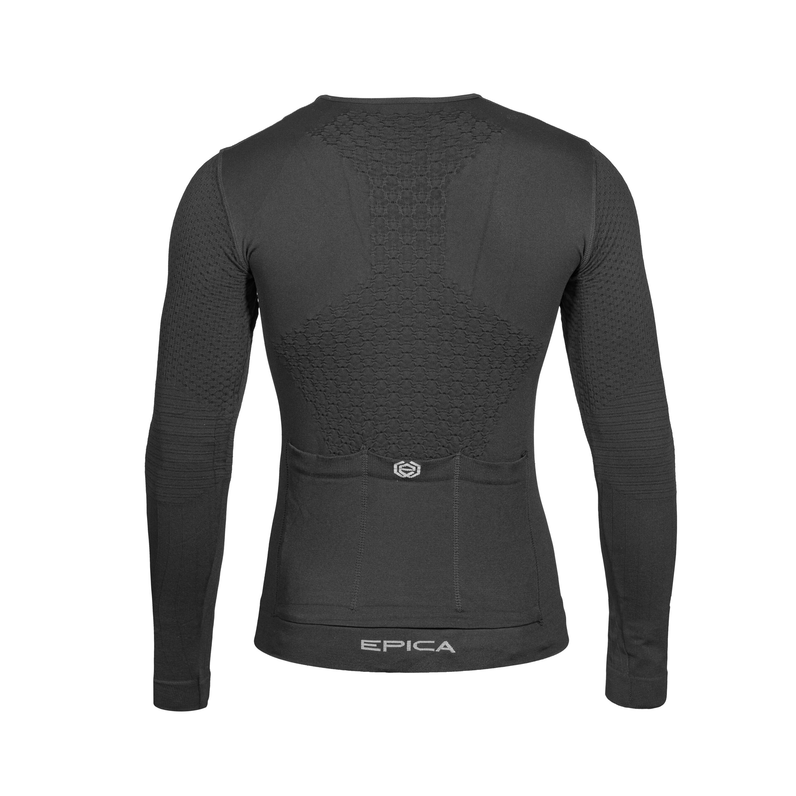 vista posteriore maglia ciclismo invernale EPICA Sport