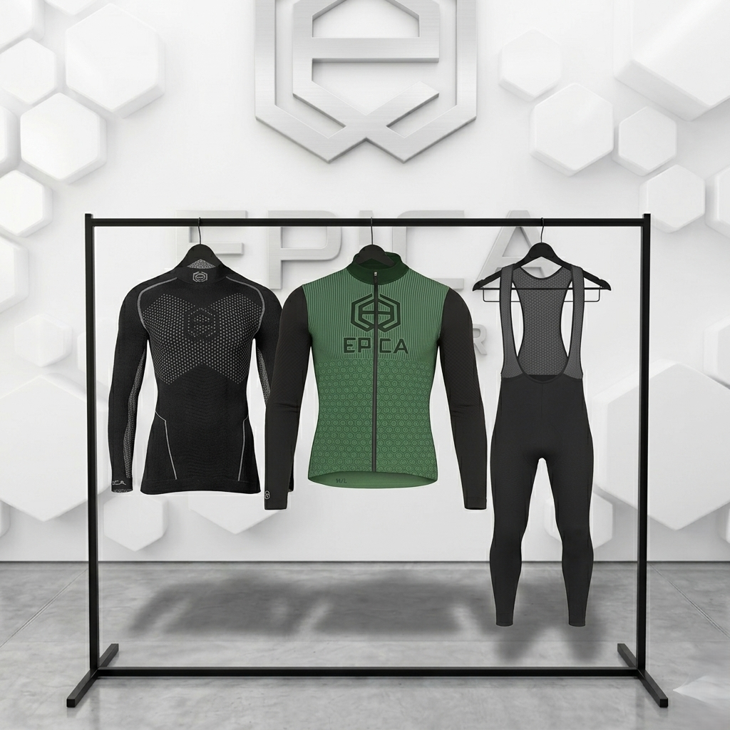 kit ciclismo invernale antivento EPICA