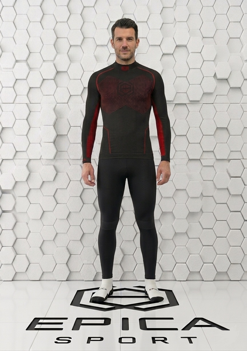 Intimo termico invernale con collo a lupetto in Dryarn - immagine 2