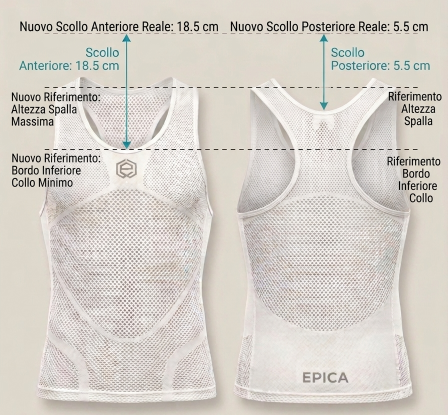 maglia rete intimo estivo - LINEA extrema light - immagine 2